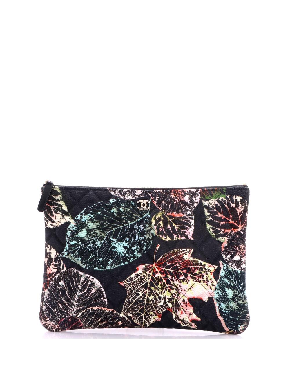 Chanel O Case Clutch Quilted Printed #342514C86B